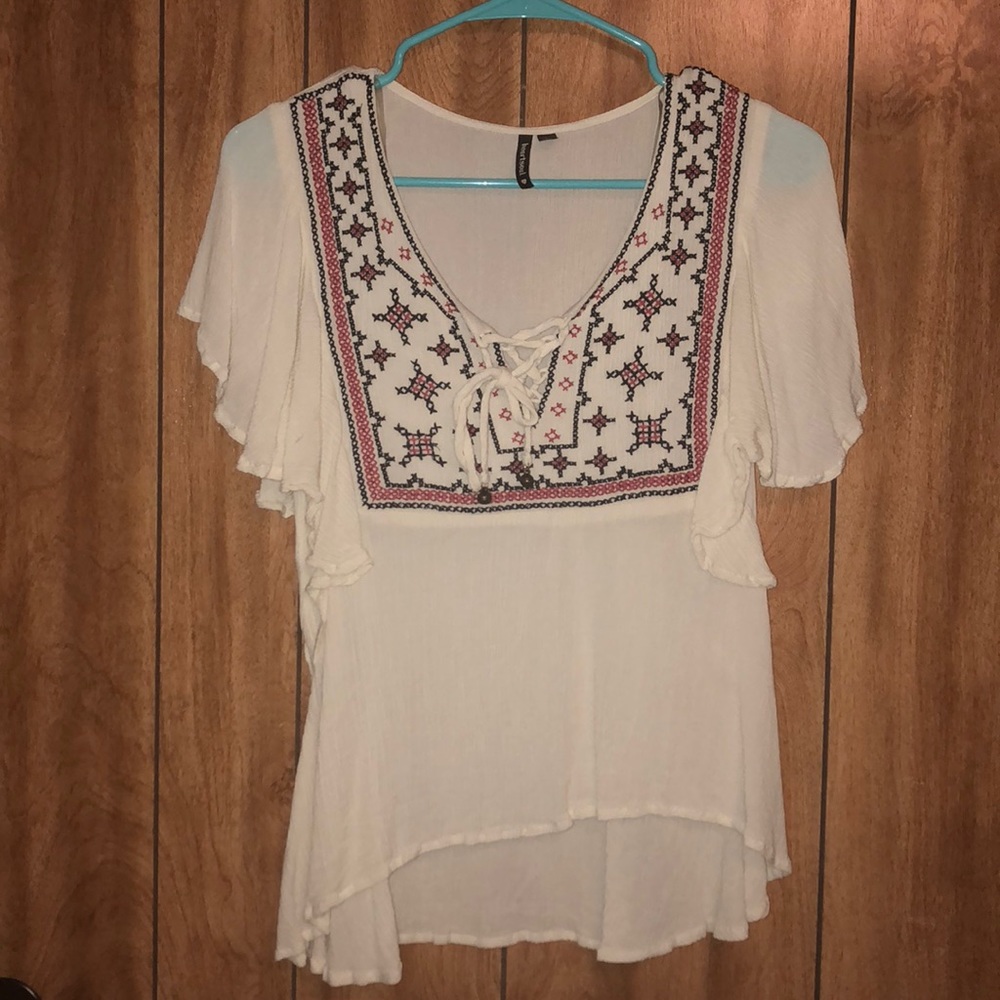 Heartsoul embroidered shirt very classy
